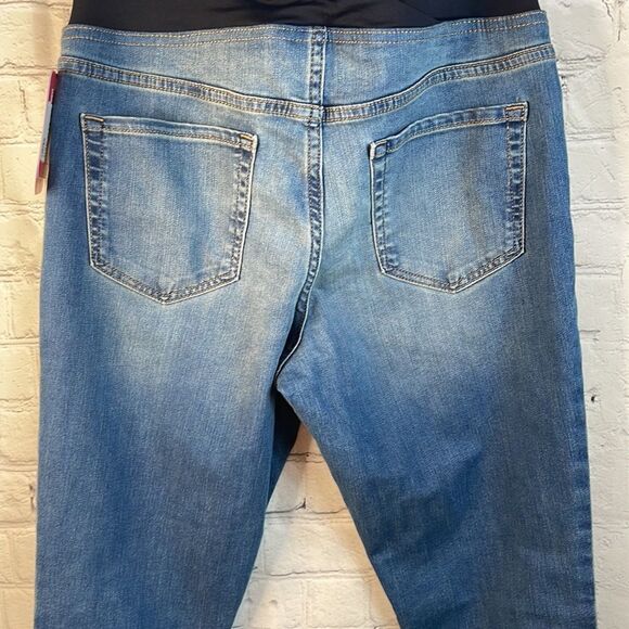 Isabel Maternity Jegging Jeans, size 6/28R, New with tags, crossover panel - Picture 6 of 7